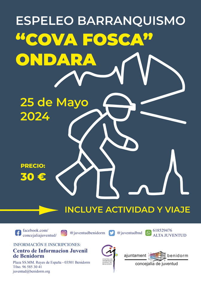 Espeleo barranquismo en Ondara